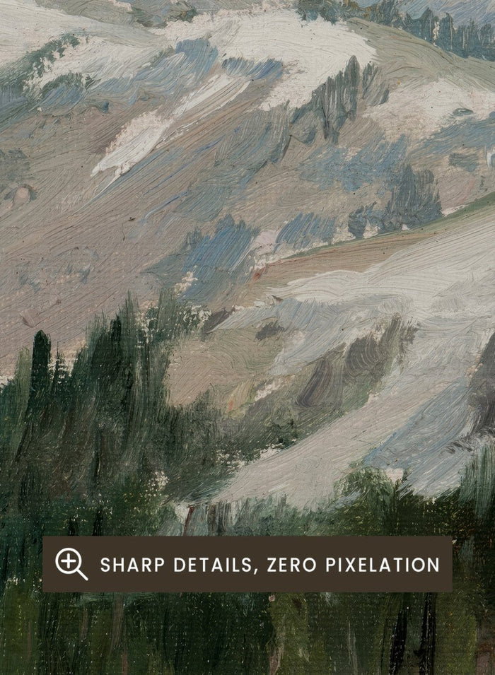 "First Snow" Art Print_Sugar & Canvas_William Franklin Jackson