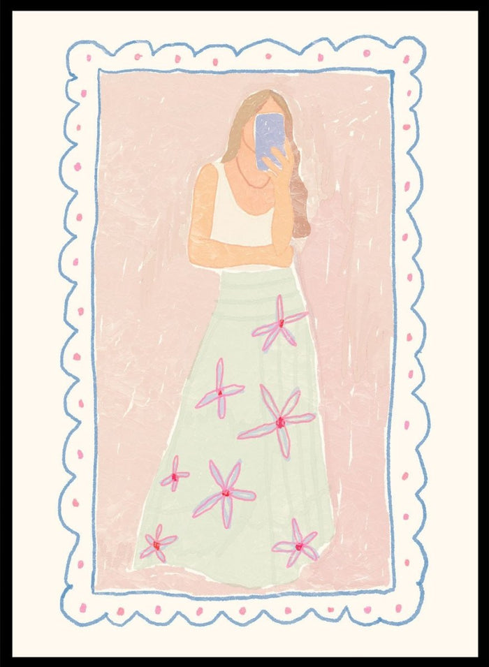'Fit Check' Aesthetic Art Print_Sugar & Canvas_Sugar & Canvas