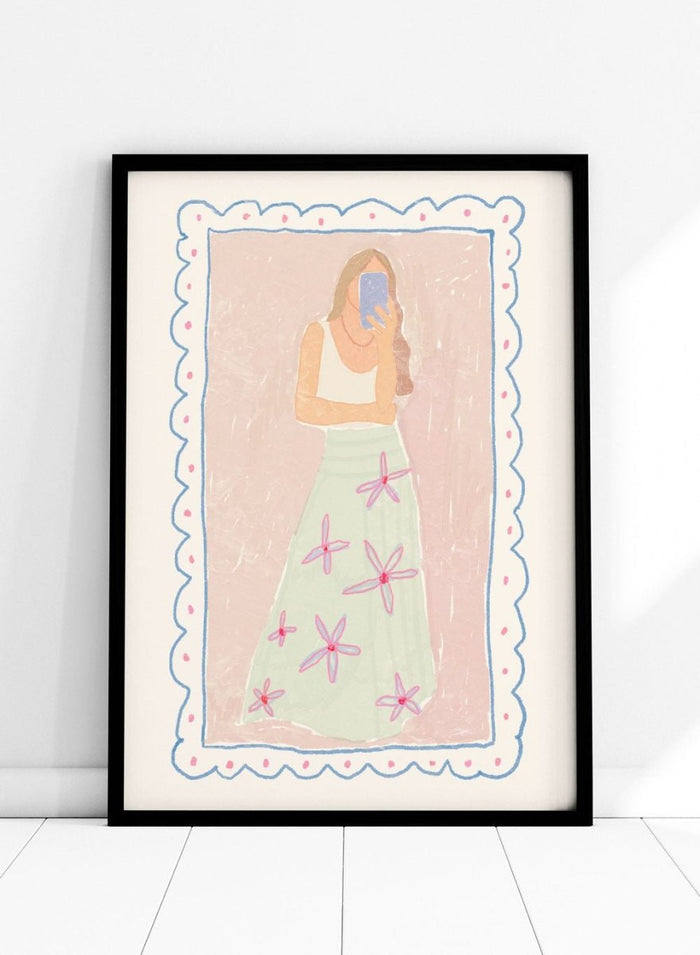 'Fit Check' Aesthetic Art Print_Sugar & Canvas_Sugar & Canvas