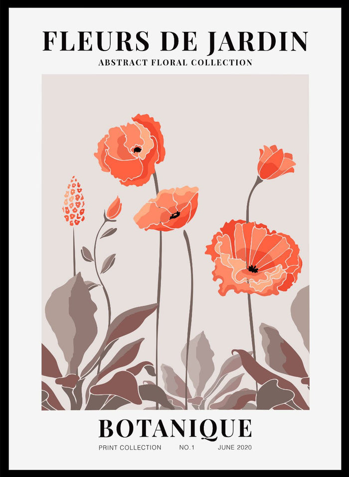 Fleurs de Jardin Botanique Art Print_Sugar & Canvas