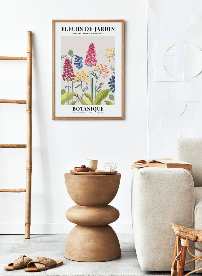 Fleurs de Jardin Botanique Art Print_Sugar & Canvas