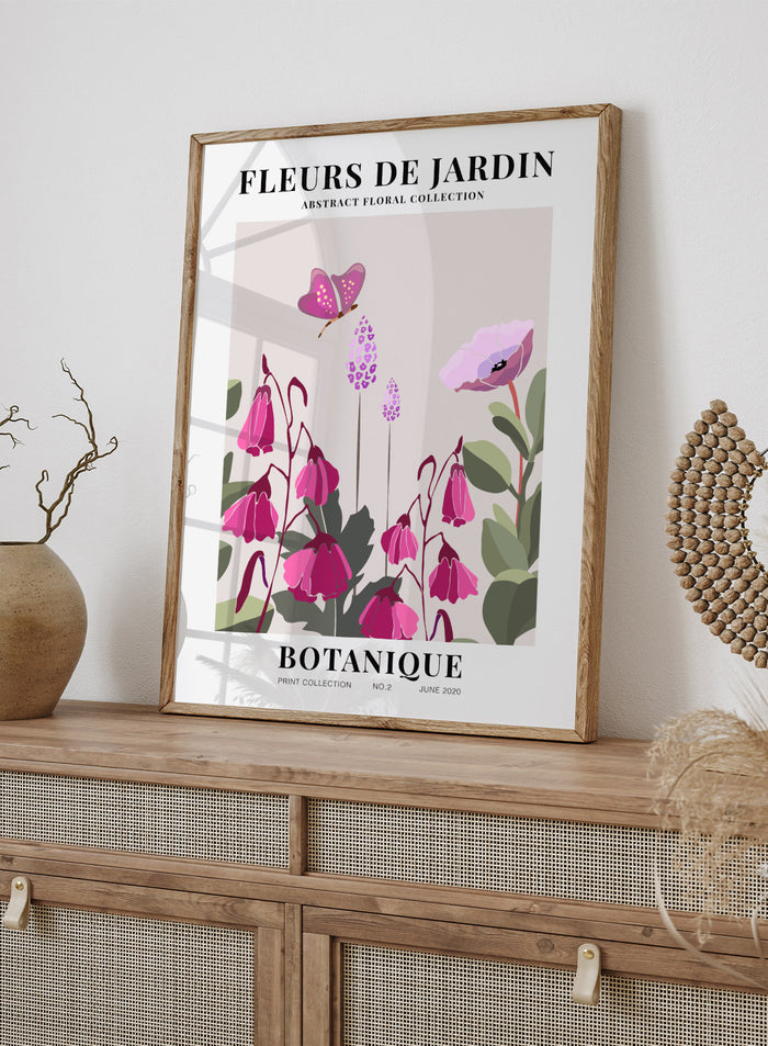 Fleurs de Jardin Botanique Art Print