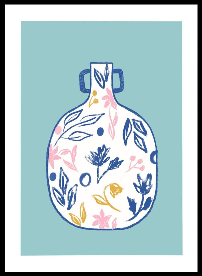 'Floral Vase' Aesthetic Art Print_Sugar & Canvas_Sugar & Canvas