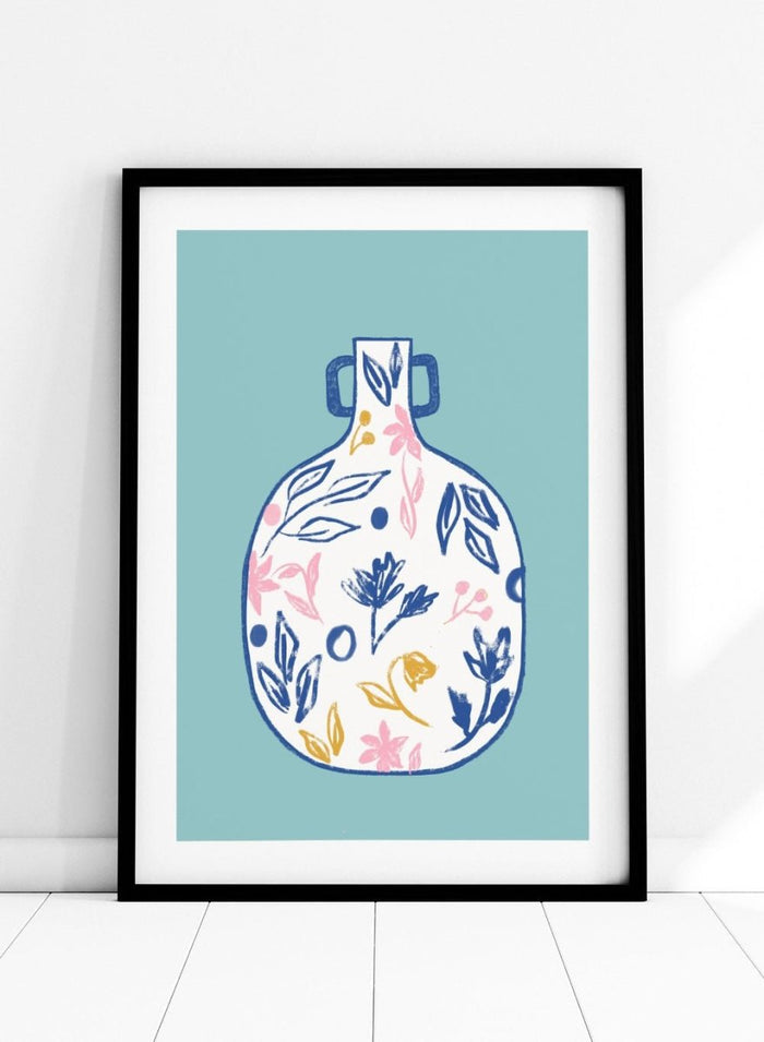 'Floral Vase' Aesthetic Art Print_Sugar & Canvas_Sugar & Canvas