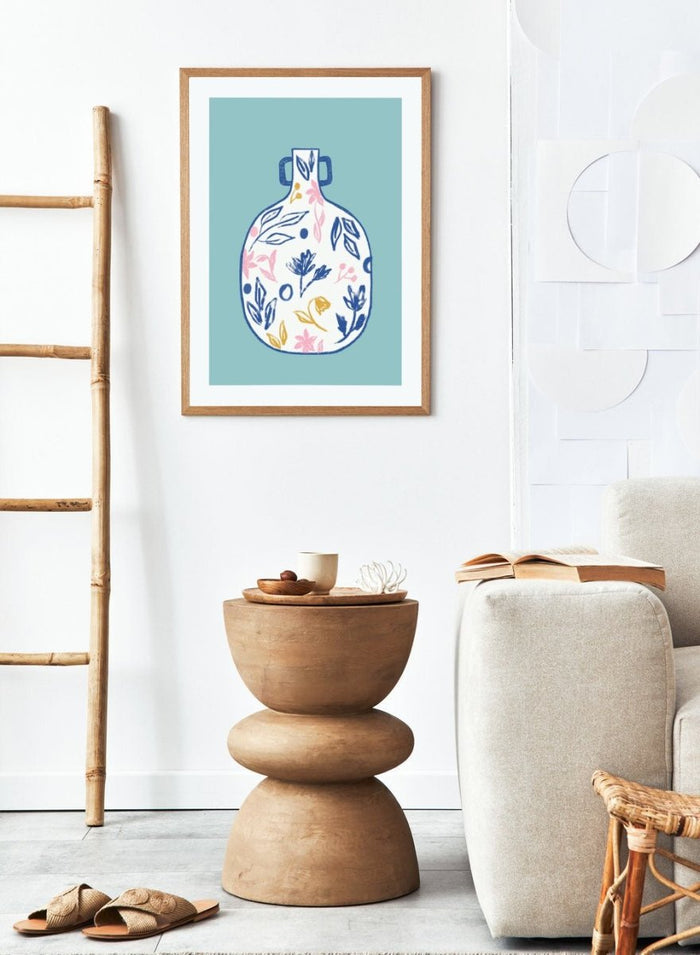'Floral Vase' Aesthetic Art Print_Sugar & Canvas_Sugar & Canvas