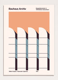 Florent Bodart - Modernist Arched Facade Art Print
