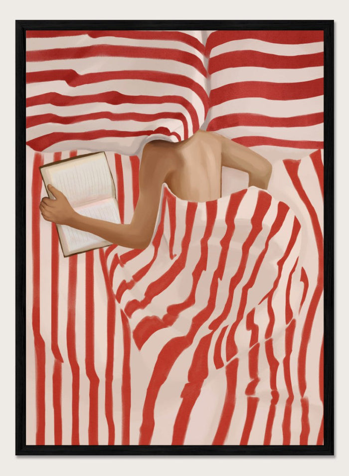 A4/8x12 inches (Framing Available) / Black Wood Frame