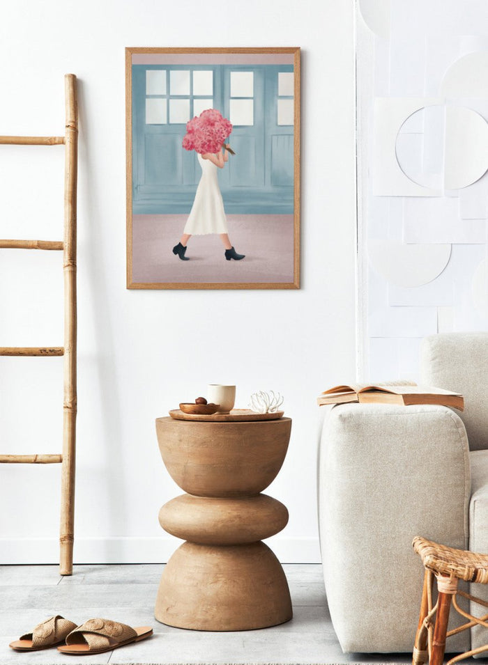 Flowers for You by Flow Line is a modern floral art print celebrating thoughtful gestures and everyday love. A colorful wall poster from the It’s All Love collection.