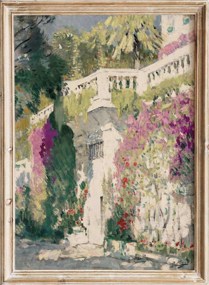 "Flower Door" Art Print_Sugar & Canvas_Pierre-Eugène Montézin