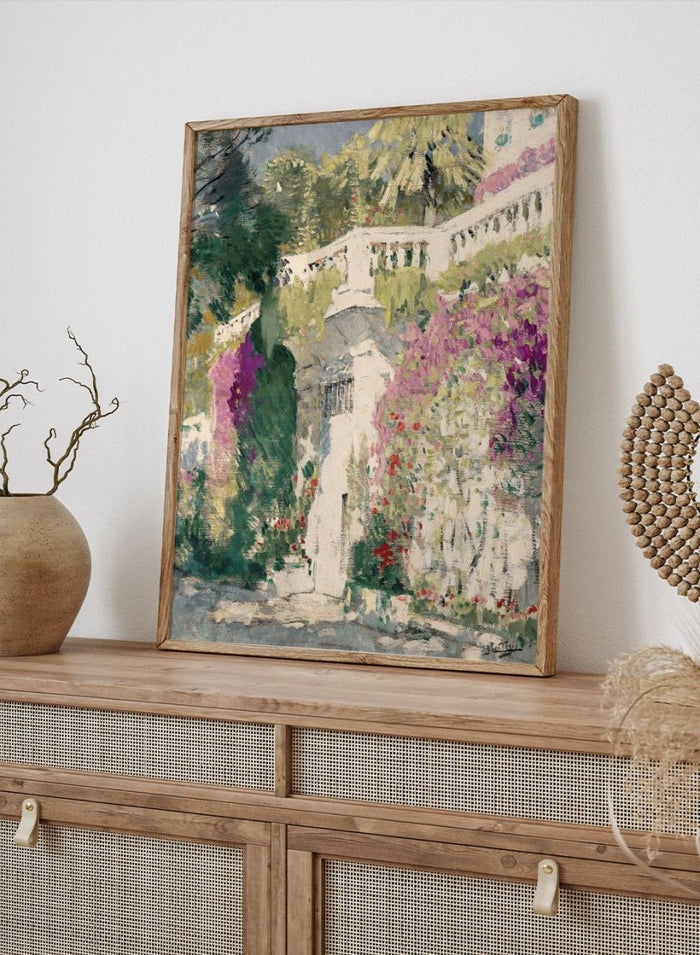 "Flower Door" Art Print_Sugar & Canvas_Pierre-Eugène Montézin