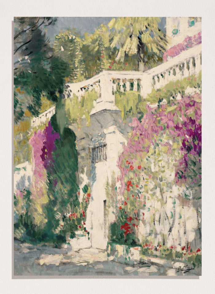 "Flower Door" Art Print_Sugar & Canvas_Pierre-Eugène Montézin