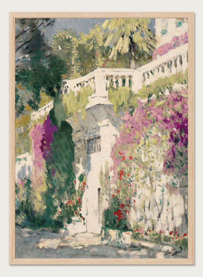 "Flower Door" Art Print_Sugar & Canvas_Pierre-Eugène Montézin