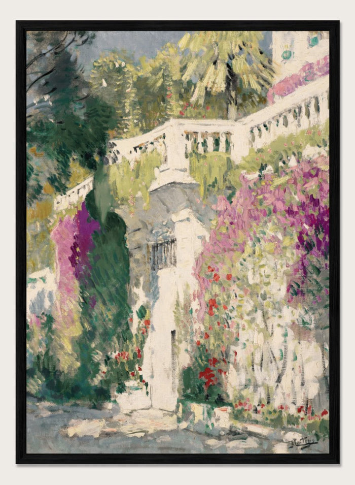 "Flower Door" Art Print_Sugar & Canvas_Pierre-Eugène Montézin