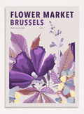 Flower Market Brussels Art Print