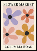 Flower Market Columbia Road Art Print_Sugar & Canvas