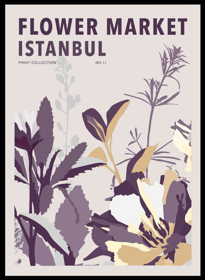 Flower Market Istanbul Art Print_Sugar & Canvas
