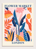 Flower Market London Art Print