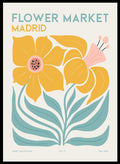 Flower Market Madrid Abstract Art Print FM110_Sugar & Canvas