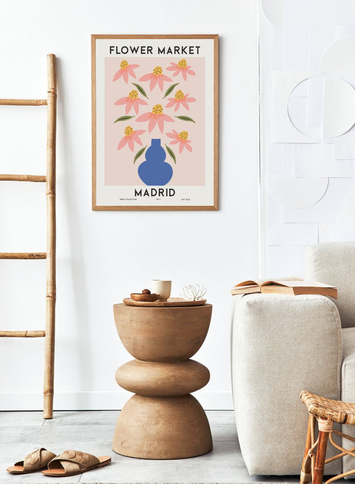 Flower Market Madrid Art Print FM80_Sugar & Canvas