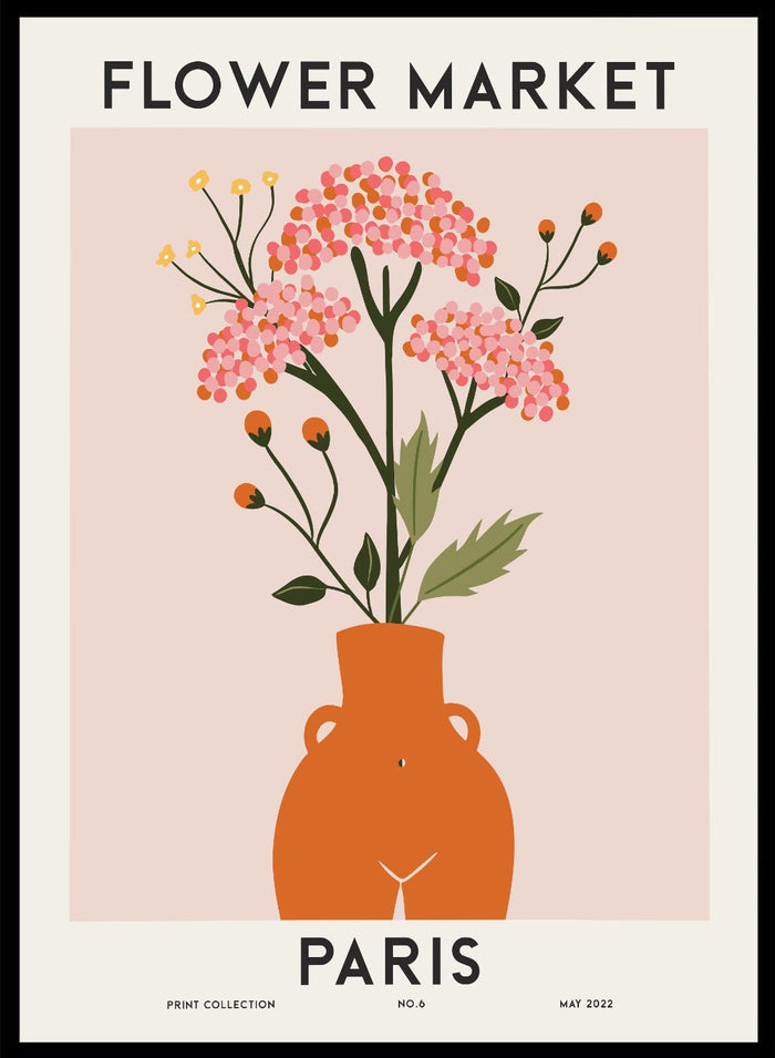 Flower Market Paris Art Print FM79_Sugar & Canvas