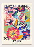 Flower Market Paris Art Print