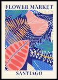 Flower Market Santiago Art Print_Sugar & Canvas