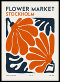 Flower Market Stockholm Abstract Art Print FM104_Sugar & Canvas