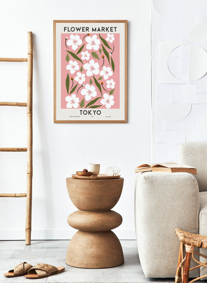 Flower Market Tokyo Art Print FM81_Sugar & Canvas