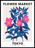 Flower Market Tokyo Art Print_Sugar & Canvas
