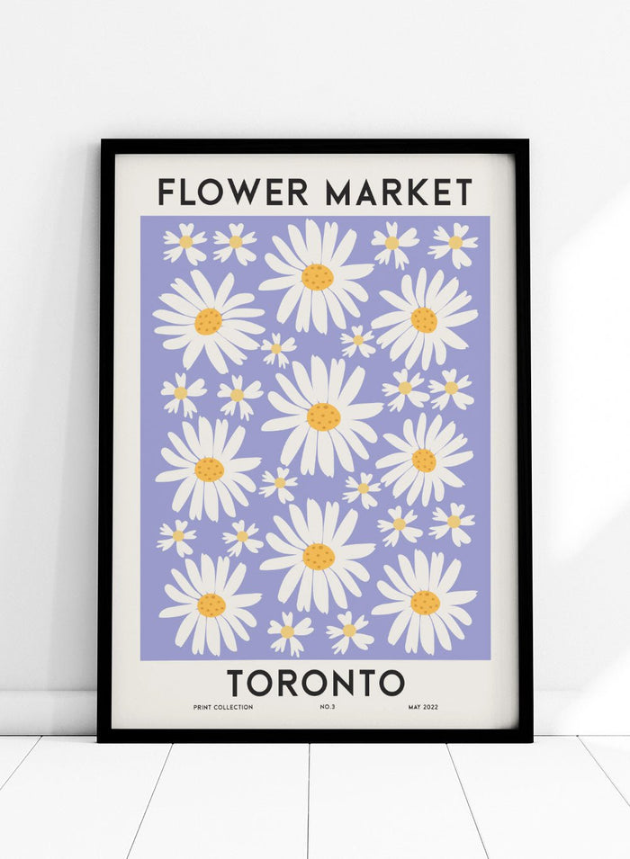 Flower Market Toronto Art Print_Sugar & Canvas