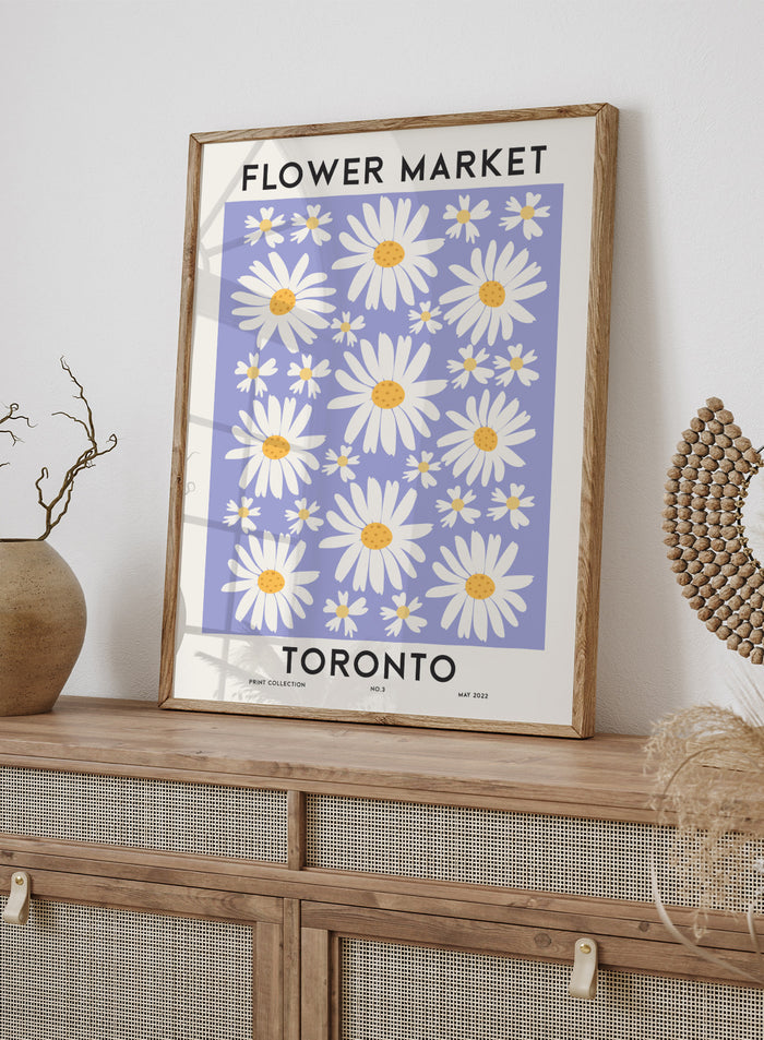 Flower Market Toronto Art Print