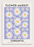 Flower Market Toronto Art Print