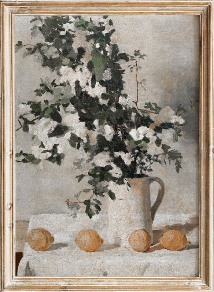 "Flowers and Lemons" Art Print_Sugar & Canvas_Albéric Coppieters