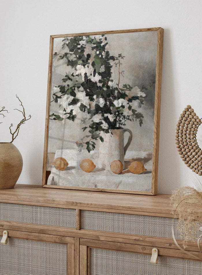 "Flowers and Lemons" Art Print_Sugar & Canvas_Albéric Coppieters