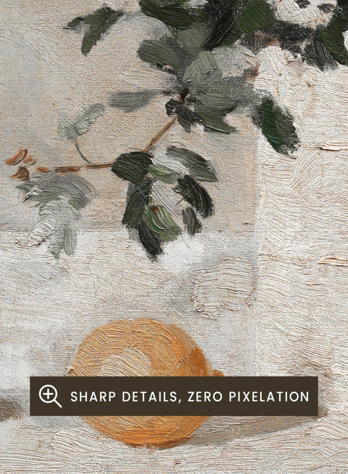 "Flowers and Lemons" Art Print_Sugar & Canvas_Albéric Coppieters