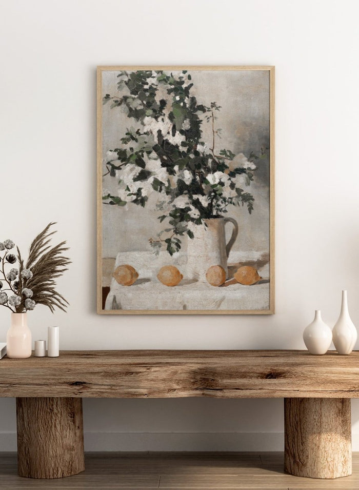 "Flowers and Lemons" Art Print_Sugar & Canvas_Albéric Coppieters