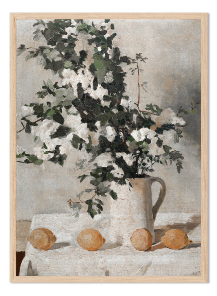 "Flowers and Lemons" Art Print_Sugar & Canvas_Albéric Coppieters