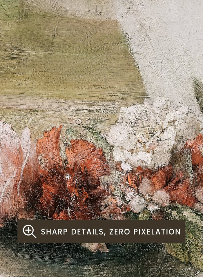 "Flowers on a Window Ledge" Art Print_Sugar & Canvas_John La Farge