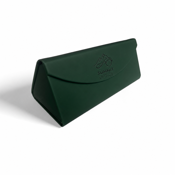 Foldable Sunglasses Case - Green