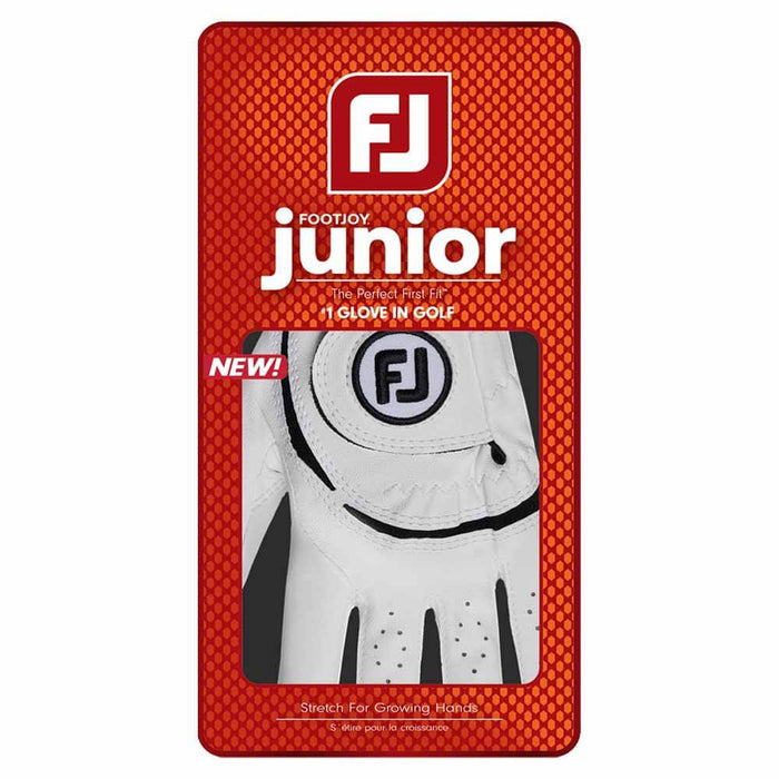 FootJoy Junior Golf Glove White - 26 Boys
