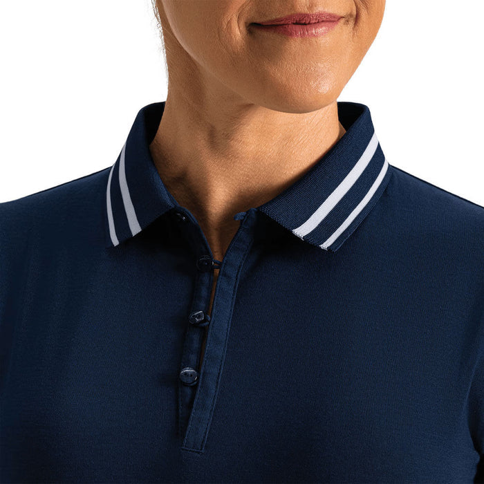 FootJoy Loop Button Golf Polo Navy - SF26 Women