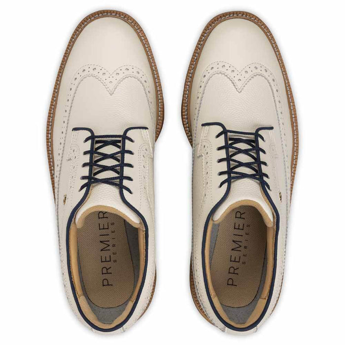 FootJoy Premiere Series - Marquis Golf Shoes Pristine/Navy - FA26 Men