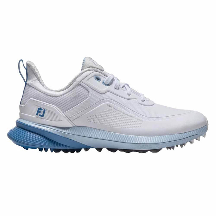 FootJoy Pro/SL Spikeless Golf Shoes Arctic White/Glacier Steel Blue - 26 Women
