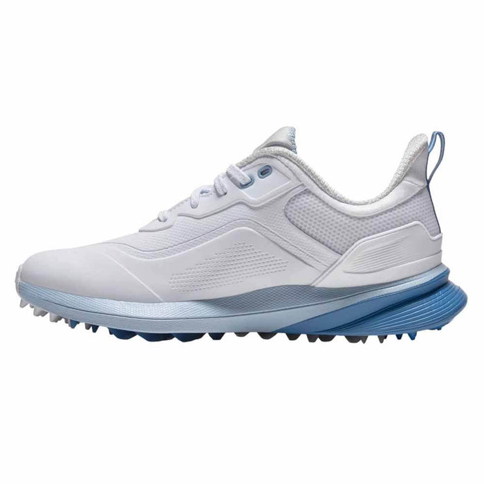 FootJoy Pro/SL Spikeless Golf Shoes Arctic White/Glacier Steel Blue - 26 Women