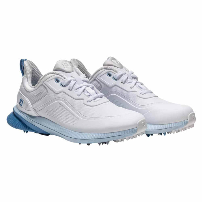 FootJoy Pro/SL Spikeless Golf Shoes Arctic White/Glacier Steel Blue - 26 Women