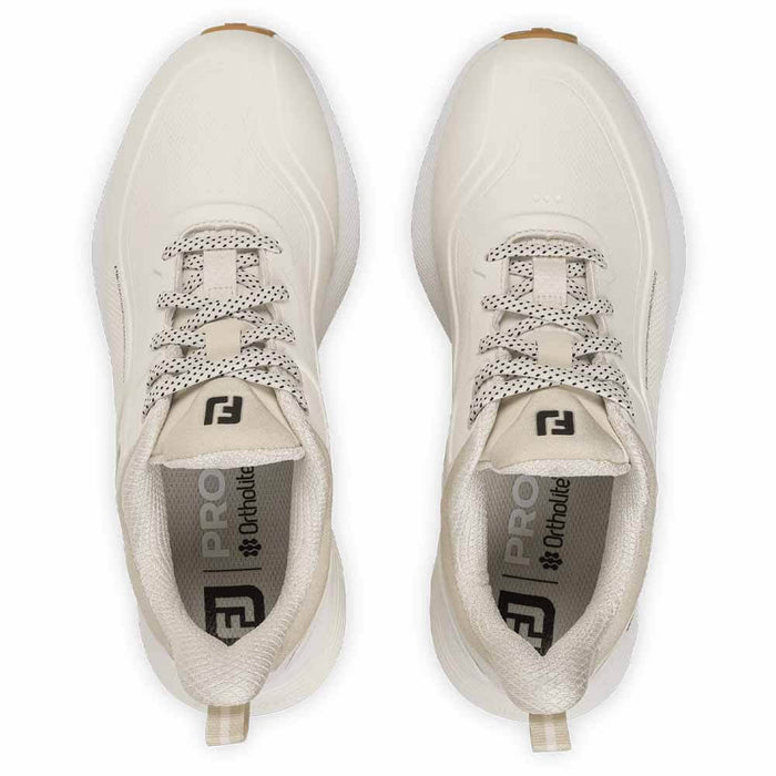 FootJoy Pro/SL Spikeless Golf Shoes Pristine/Black/Gum - FA26 Women