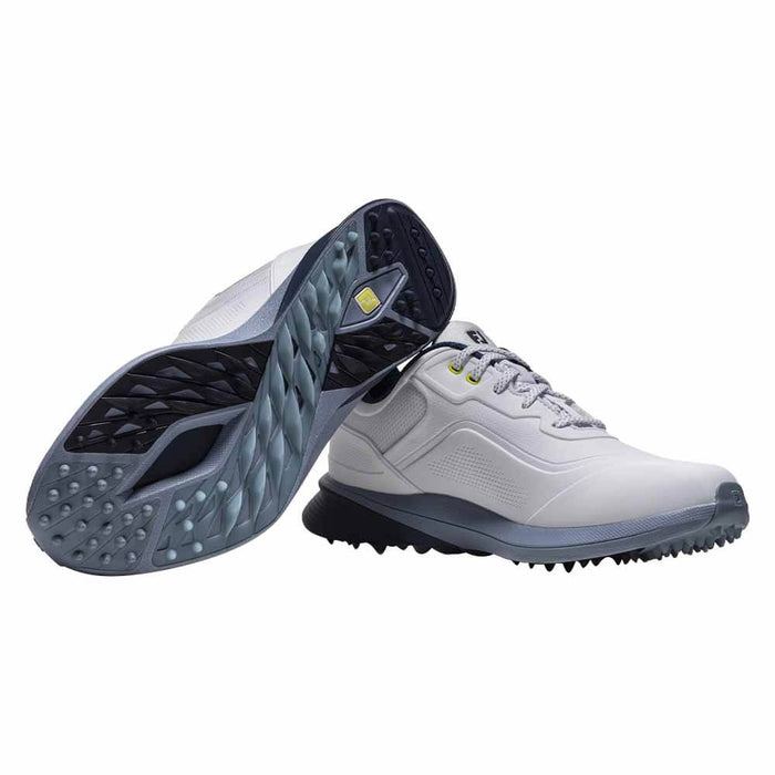 FootJoy Pro/SL Spikeless Golf Shoes White/Pageant Blue/Windward Blue - FA26 Men
