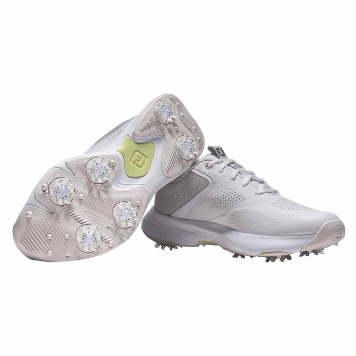 FootJoy Qualifier Golf Shoes White/Harbor Mist/Butterfly - FA26 Women