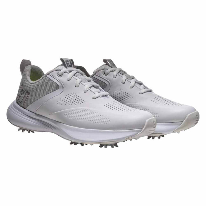 FootJoy Qualifier Golf Shoes White/Harbor Mist/Butterfly - FA26 Women