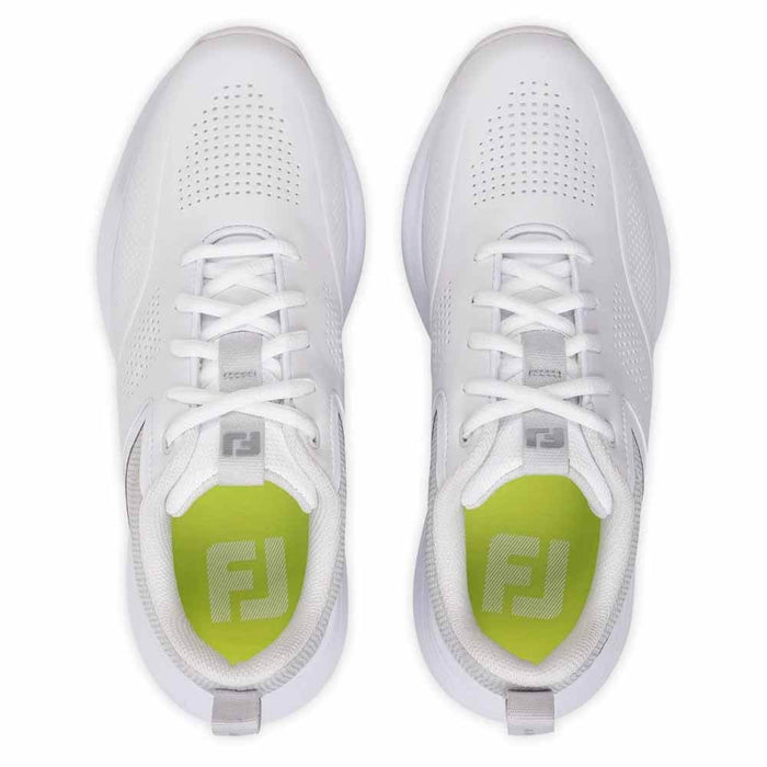 FootJoy Qualifier Golf Shoes White/Harbor Mist/Butterfly - FA26 Women